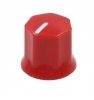 Knob fluted 5007 red , push-on (D)